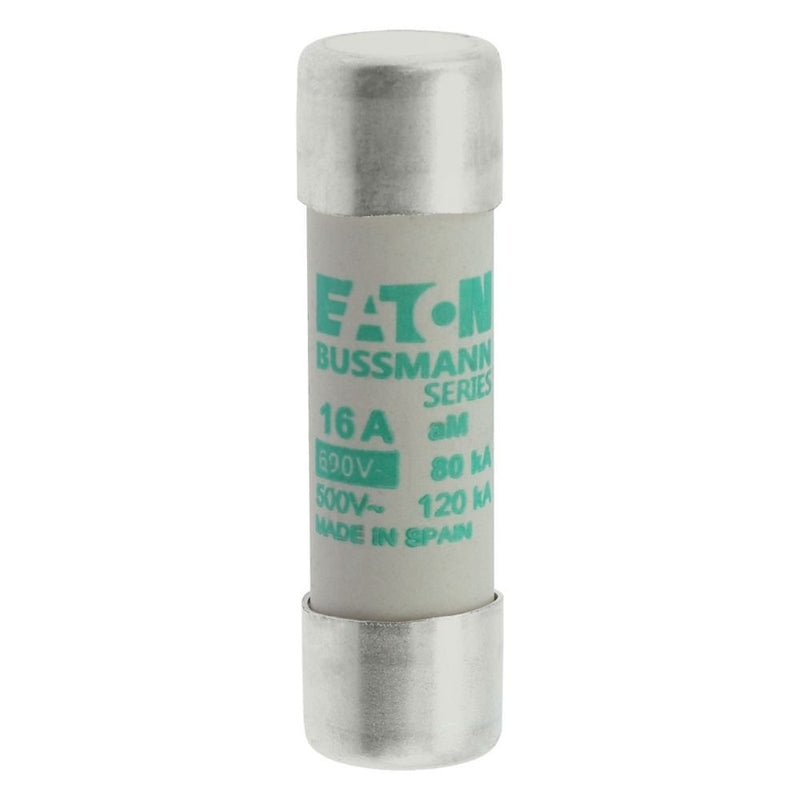 Eaton - Zylindrische Sicherung Sicherungseinsatz Nieders. SICHERUNG #C14M16 16A AC 690V 80kA − 10 Stück