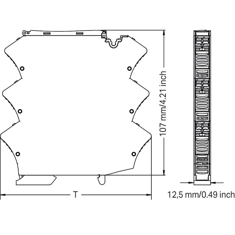 WAGO - Elektronik-Leergehäuse Leergehäuse 2857-101 − 10 Stück