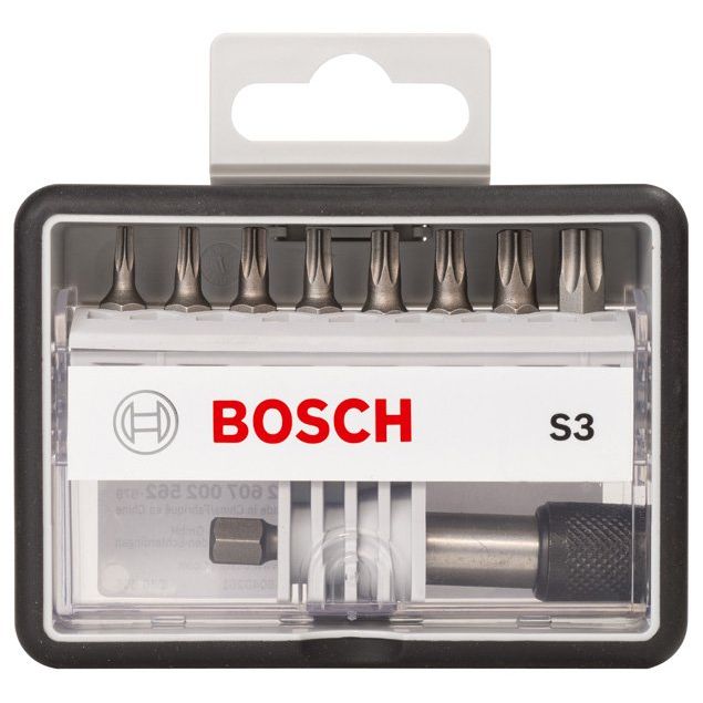 Bosch - Bit-Set 8+1-tlg. Schrauberbit-Set, 2607002562 Robust Line S T
