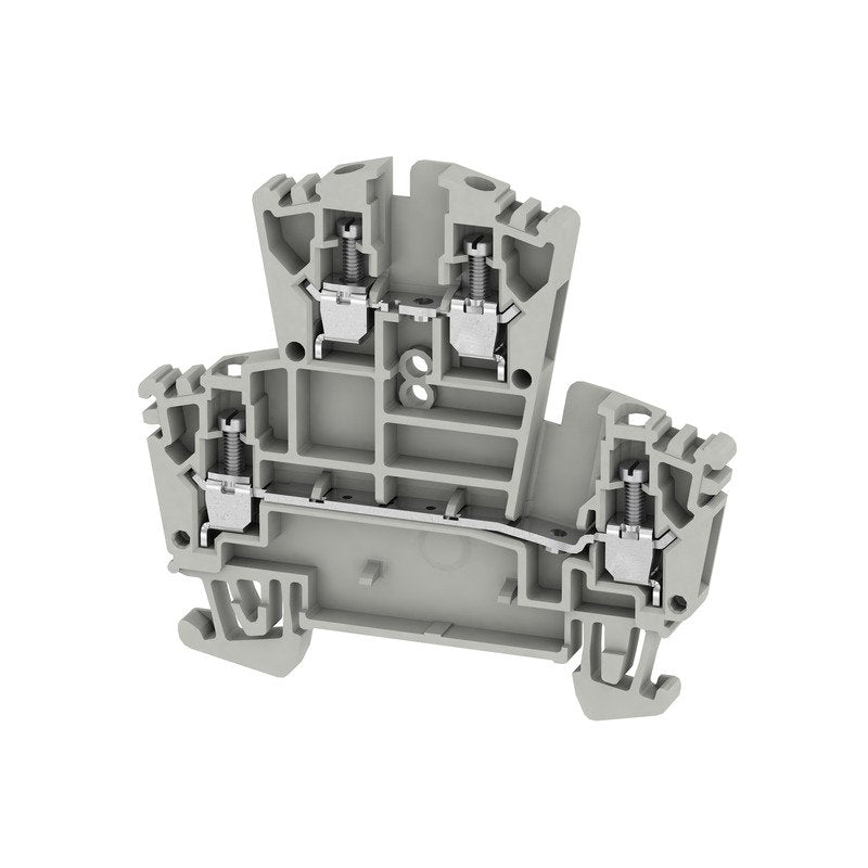 Weidmüller - Durchgangs-Reihenklemme Klemme WDK 2.5 GR Schraubansch.,2.5mm² − 100 Stück