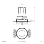 EVN Lichttechnik - Downlight/Strahler/Flutlicht LED-Einbauleuchte modular F02R14SM3830L55P Konfigurationstype
