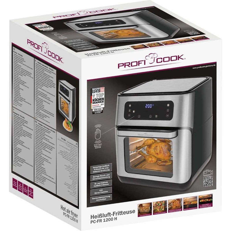 PROFICOOK - Fritteuse Heißluft-Fritteuse PC-FR1200 H eds/sw 11L,1500W