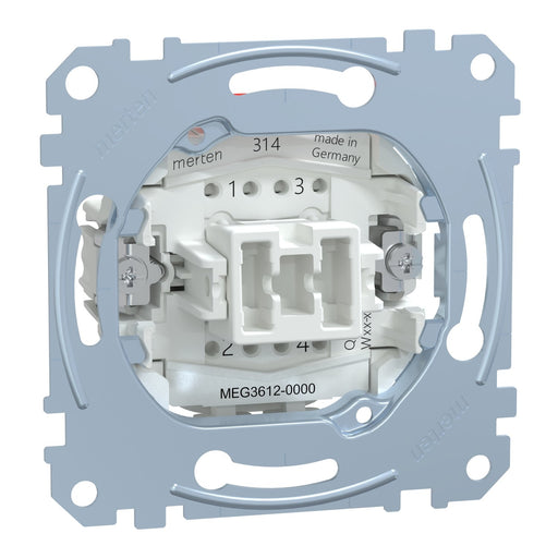 Merten - Installationsschalter Ausschalter-Einsatz 2-pol. MEG3612-0000 2-pol.16AX 250VAC