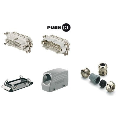 Weidmüller - Zubehör/Ersatzteile für Industriesteckverbinder Steckverbinder-Set Push in HDC KIT HE-P 16.120 Baureihe HE