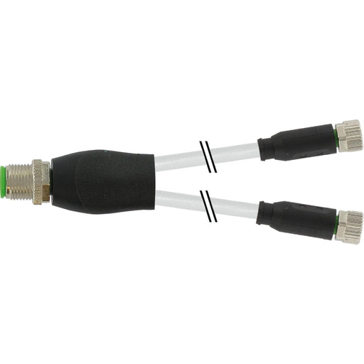 Murrelektronik - Passiver Sensor-/Aktor-Verteiler (mit Leitung) M12-Y-Verteiler 7000-40821-2330150 auf M8 Bu. ger. − 1 Stück