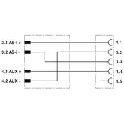 Phoenix Contact - Sensor-Aktor-Adapter Verteiler SAC-ASI-J-Y-#1407577