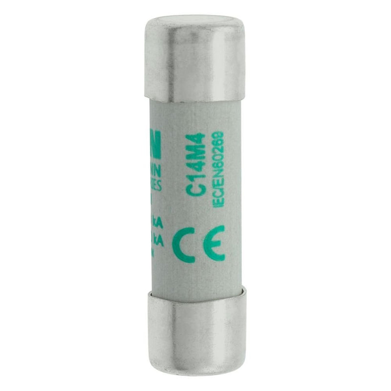 Eaton - Zylindrische Sicherung Sicherungseinsatz Nieders. CYLINDRICA#C14M4 4A AC 690V 80kA − 10 Stück