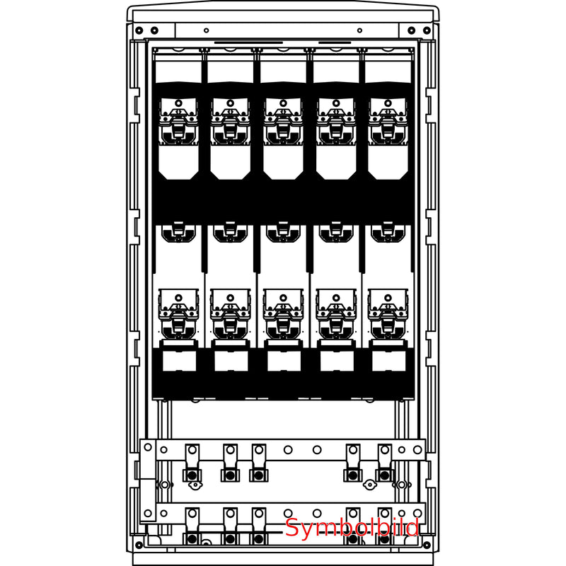 Elsta Mosdorfer - Kabelverteilerschrank LS A850-0 TN-S Cu50x5 LS80S.41E 4xNH2/V+1xNH00/PR