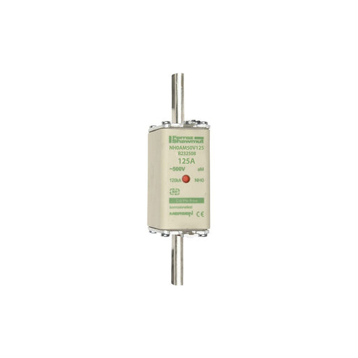 Mersen - Messersicherung Sicherungseinsatz NH aM NH0AM50V125 Gr.0 125A sfü KM − 3 Stück