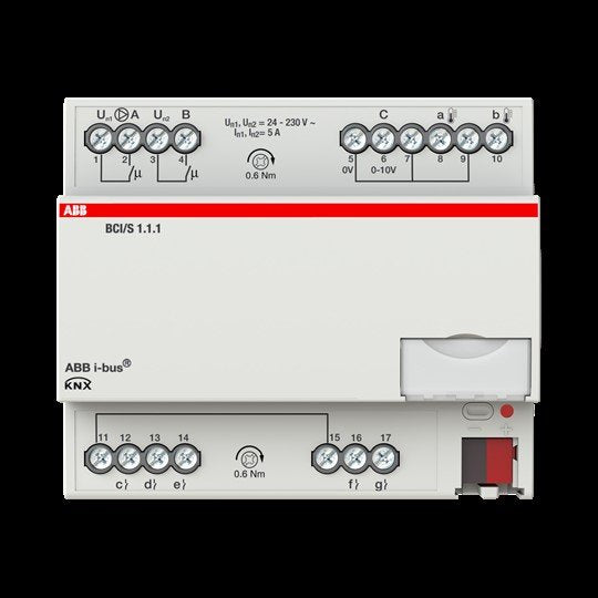 ABB Stotz S&J - Bussystem-Kombi I/O Gerät Wärme-/Kälteerz.Interface BCI/S1.1.1 1-fach REG