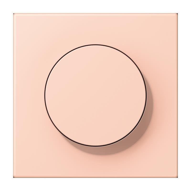 Jung - Abdeckung/Bedienelement für Installationsschalterprogramme Abdeckung mit Drehknopf LC 1740 234 locre rouge clair