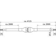 DEHN - Schutz-/Trennfunkenstrecke für Blitzschutz Ex-Trennfunkenstrecke EXFS 100 KU 100kA m.2x2m Ltg