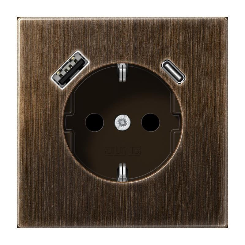 Jung - Steckdose SCHUKO Steckdose 16 A 250V ME 1520-15 CA AT m. Berührungsschutz