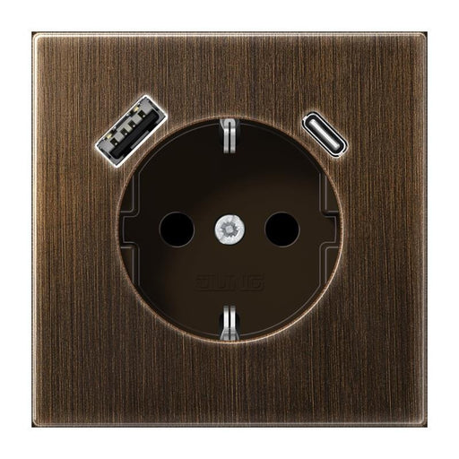 Jung - Steckdose SCHUKO Steckdose 16 A 250V ME 1520-15 CA AT m. Berührungsschutz