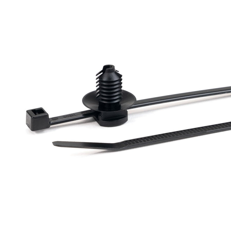 HellermannTyton - Kabelbinder Befestigungsbinder T30RFT6LG-MC5-BK-D1 − 500 Stück