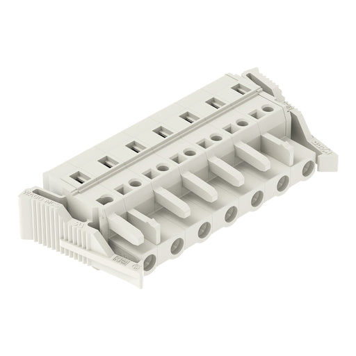 WAGO - Kabelsteckverbinder für Leiterplattensteckverbinder 1-Leiter-Federleiste 721-207/008-000/037- CAGECLAMP 2,5mm²,lgr − 50 Stück