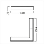 Zumtobel Group - Elektrisches Zubehör/Ersatzteile für Leuchten Winkelverbinder 90° SUP2 TRACK #60210817 (elektrisch)