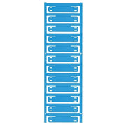 Weidmüller - Kabelmarkierungssystem Leitermarkierer SFX 11/60 MC NE BL 60x11mm,blau − 60 Stück