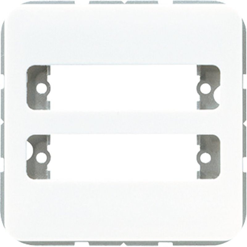 Jung - Einsatz/Abdeckung für Kommunikationstechnik Abdeckung aws CD 594-2 WW für Trapezsteckverb