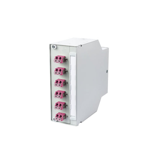 Metz Connect - Patchpanel LWL Tragschienengehäuse 15024A07506-E OpDAT 6xLC-D OM4 VIK