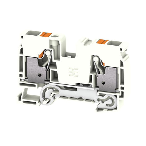 Weidmüller - Schutzleiter-Reihenklemme Klemme A2C 10 FE WT PUSH IN, 10 mm² − 25 Stück