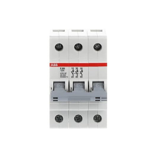 ABB Stotz S&J - Schalter für Reiheneinbau Einbauschalter E203/125G 125A,3S