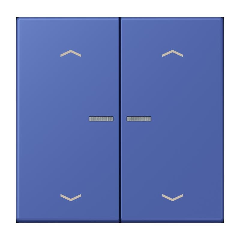 Jung - Bedienelement intelligent Taster mit Pfeilsymbolen BT LC 17102 P 206 bleu outremer 31
