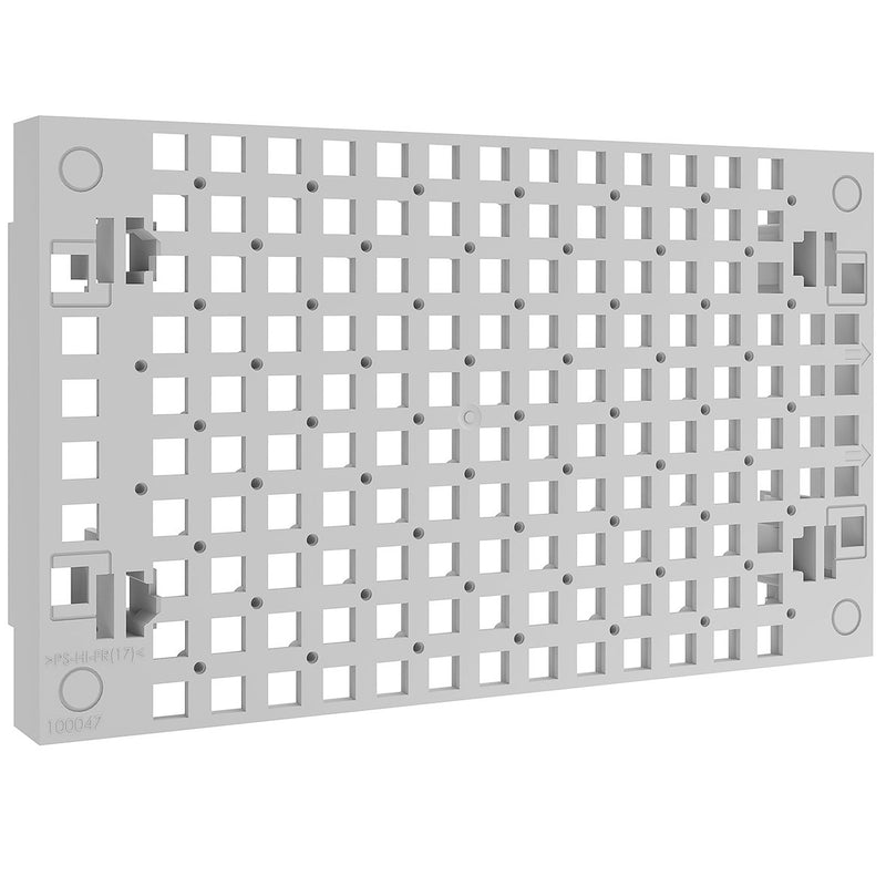 ABN - Montageplatte für Verteilergehäuse Nachrüstmodul Mediaplatte MX1167 Kunststoff