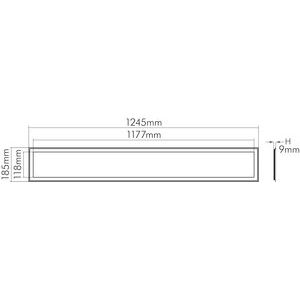 Nobile - Decken-/Wandleuchte LED-Panel R1S 1570521210 3000K dim 1-10V