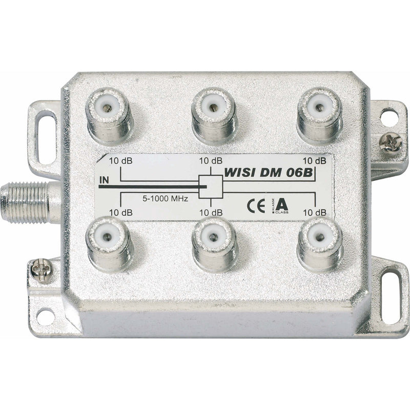 Wisi - Abzweiger und Verteiler 6f. DM06B 5-1000MHz, 10dB