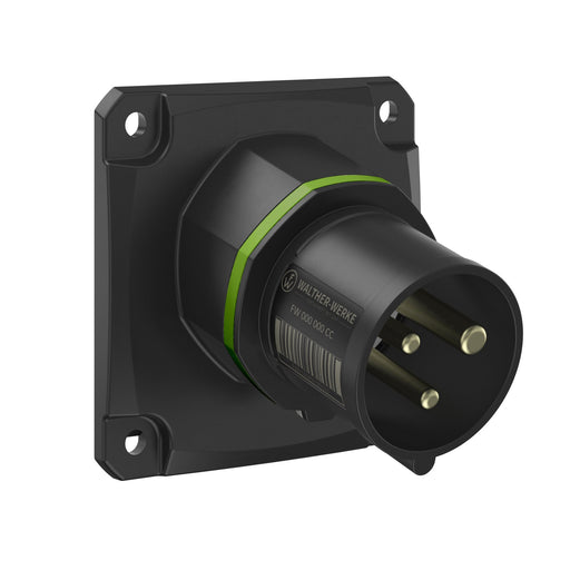 Walther Werke - CEE-Gerätestecker (IEC 60309) CEE NEO Anbaugerätestecker FW713310CC schräg 16A 3P 10h