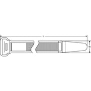 HellermannTyton - Kabelbinder 111-12301(300) 307x12,7 mm, schwarz − 300 Stück