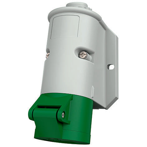Mennekes - CEE-Steckdose (IEC 60309) Wanddose 1835 16A,3p,4h,50V,IP44