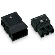 WAGO - Steckverbinder für steckbare Gebäudeinstallation Stecker 770-113 2x0,5-4mmq schwarz