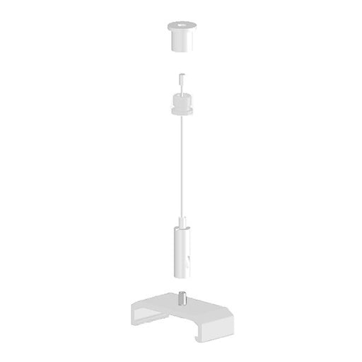 LTS Licht&Leuchten - Mechanisches Zubehör/Ersatzteile für Leuchten Drahtseilabhängung 3m LK-Z 060.104.03 ws