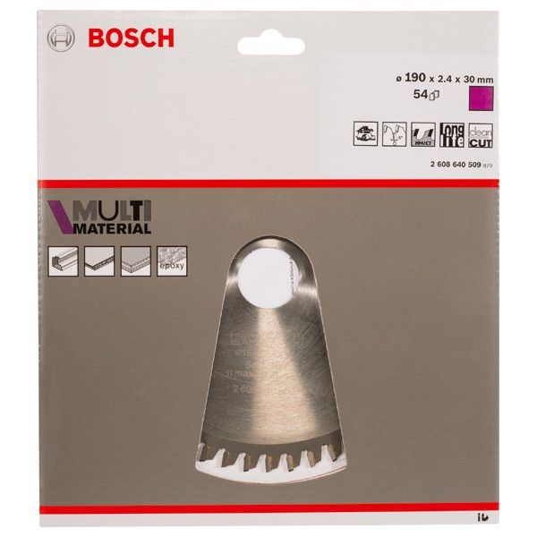 Bosch - Kreissägeblatt PRO Multi Material 2608640509 Kreissägeblatt 190 x