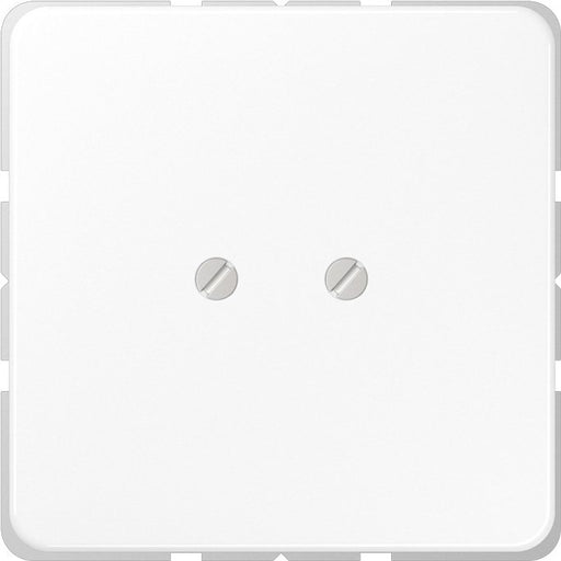 Jung - Abdeckung/Bedienelement für Installationsschalterprogramme Blind-Abdeckung aws CD 561 B WW kompl.mit Tragring