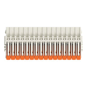 WAGO - Kabelsteckverbinder für Leiterplattensteckverbinder Federleiste 1-Leiter Hebel 2734-1516/310-000 2-reihig Push-in − 25 Stück