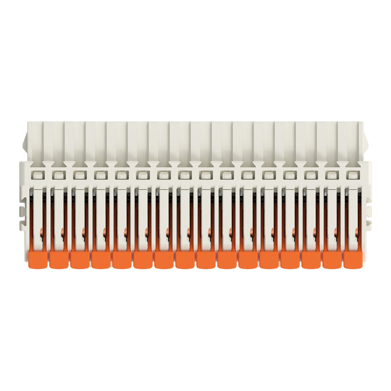 WAGO - Kabelsteckverbinder für Leiterplattensteckverbinder Federleiste 1-Leiter Hebel 2734-1516/310-000 2-reihig Push-in − 25 Stück