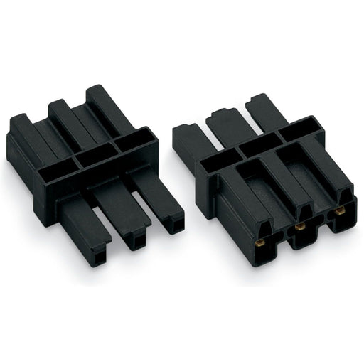WAGO - Kompaktverteiler für steckbare Gebäudeinstallation Zwischenkupplung 770-603 250V,25A,3pol.sw − 100 Stück