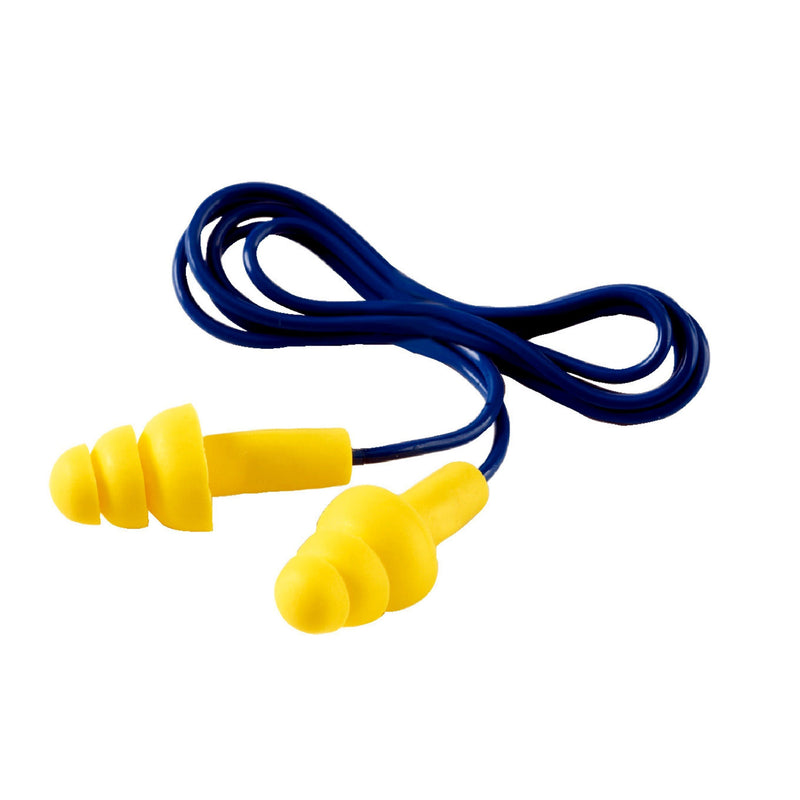 3M - Gehörschutzstöpsel E-A-R Gehörschutzstöpsel UF01000 (VE50) Kordel, SNR=32dB − 10 Packung