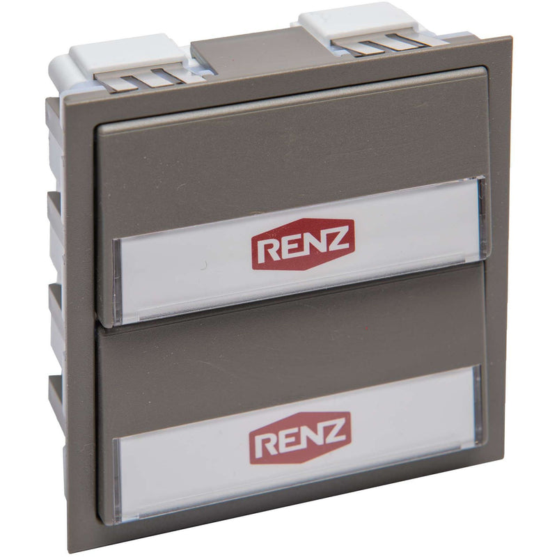 Renz Metallwaren - Funktionsmodul für Türkommunikation Klingelmodul 97-9-85270 gr mit 2 Klingeltaster