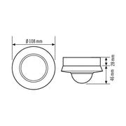 ESYLUX - Bussystem-Bewegungsmelder Bewegungsmelder MD-C 360 #EP10429026