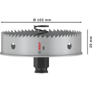 Bosch - Lochsäge PRO Sheet Metal PC Plus 2608594470 Lochsäge, 102 mm