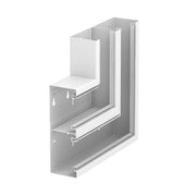 OBO Bettermann - Flachwinkel für Geräteeinbaukanal Flachwinkel GS-DFS70210RW steigend symmetrisch