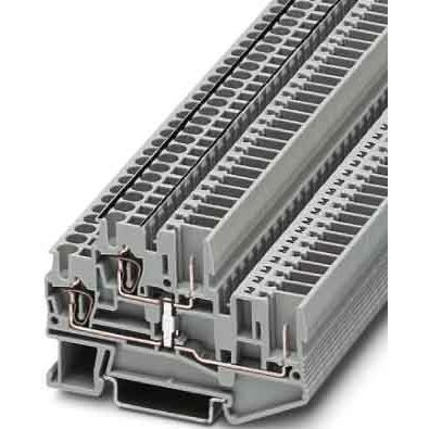 Phoenix Contact - Durchgangs-Reihenklemme Zugfederklemme STTB 2,5/2P-PV steckbar, gr − 50 Stück