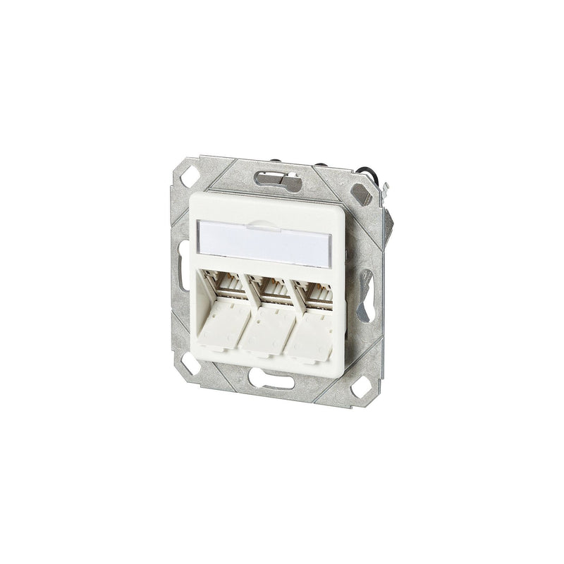 Metz Connect - Kommunikationsanschlussdose Kupfer Anschlussdose C6Amodul Upk 130B11D31102-E 3Port 180 Upk,rws − 10 Stück