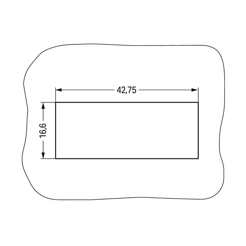 WAGO - Zubehör/Ersatzteile für steckbare Gebäudeinstallation Snap-In-Rahmen 770-339 4-pol.,1,0 3,0mm,ws − 100 Stück