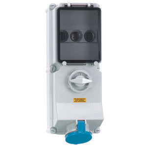 Bals Elektrotech - CEE-Steckdose abschaltbar, abgesichert (IEC 60309) Wandsteckdose abschaltbar 17528 verriegelt abgesich