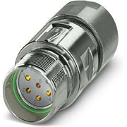 Phoenix Contact - Rundsteckverbinder, feldkonfektionierbar (Industriesteckverbinder) Kupplungssteckverbinder 1629137 M23 PRO, gerade